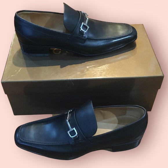 Gucci Nero Florence Calf Dress Shoes - Picture 1 of 9